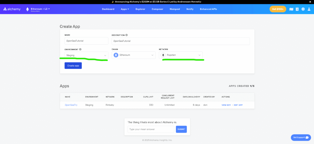 ALchemy_Create_app_detailsetting