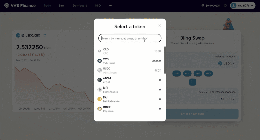 トークンセレクトSelectofToken