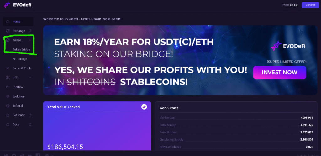 EVOdefi_bridge_tokenbridge