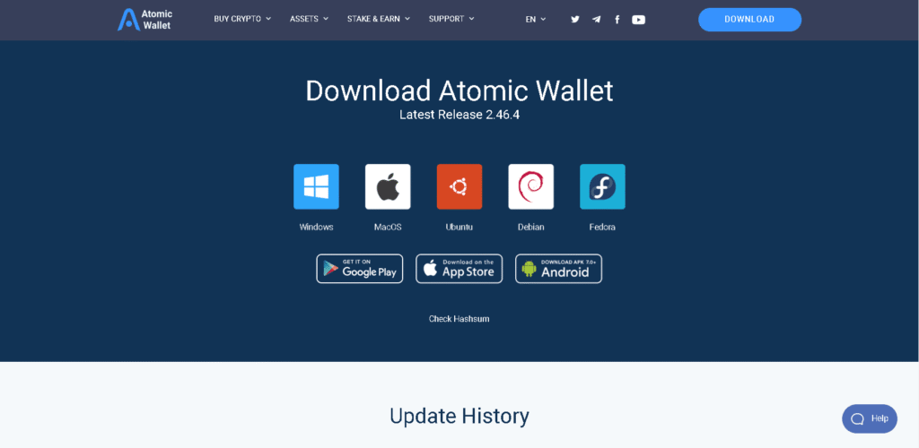 アトミックウォレットダウンロード