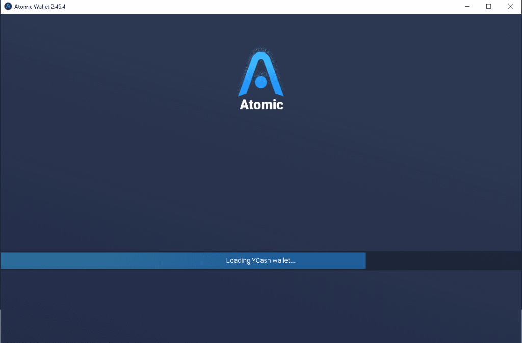 インストールが始まる