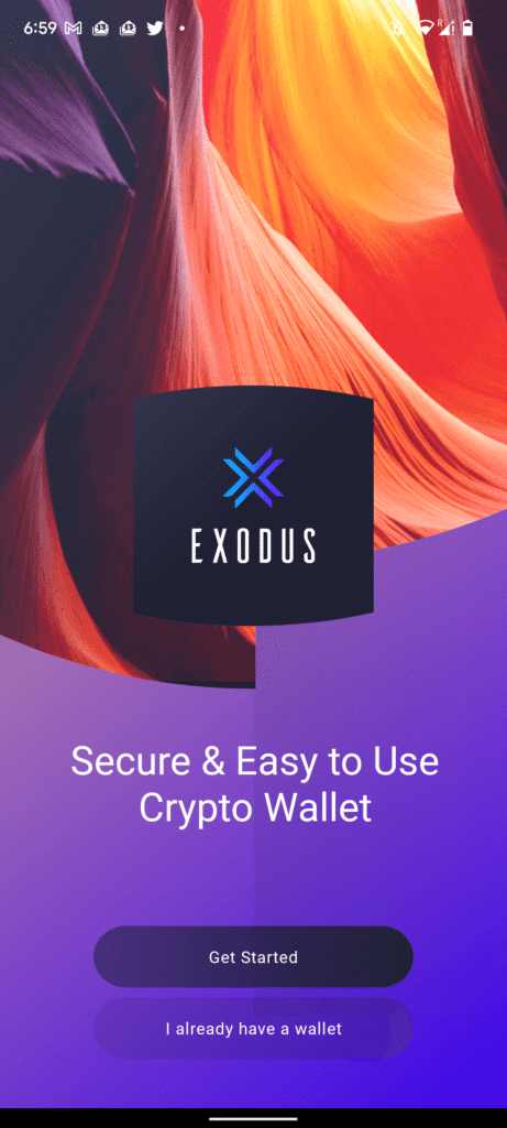 exodus エグゾーダスexodus wallet(エグゾーダスウォレット)のインストールと使い方　　モバイル版　使い方
