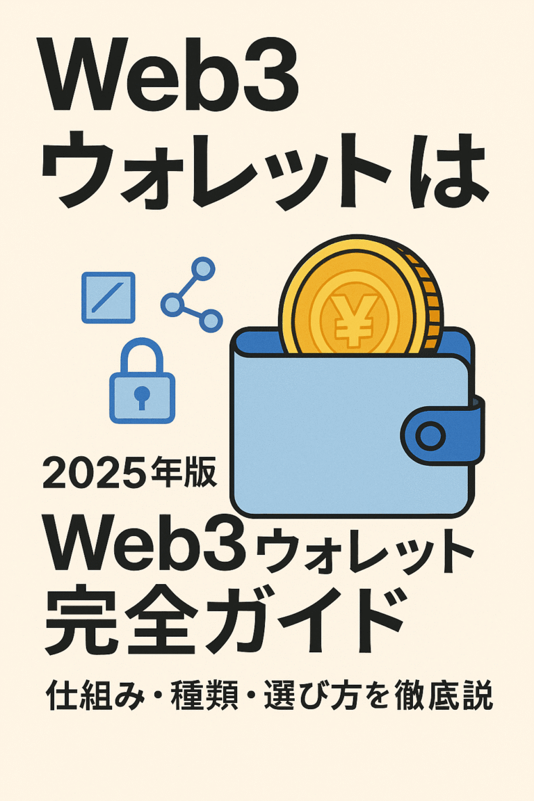 Web3ウォレットとは🪙 2025年版 Web3ウォレット完全ガイド：仕組み・種類・選び方を徹底解説