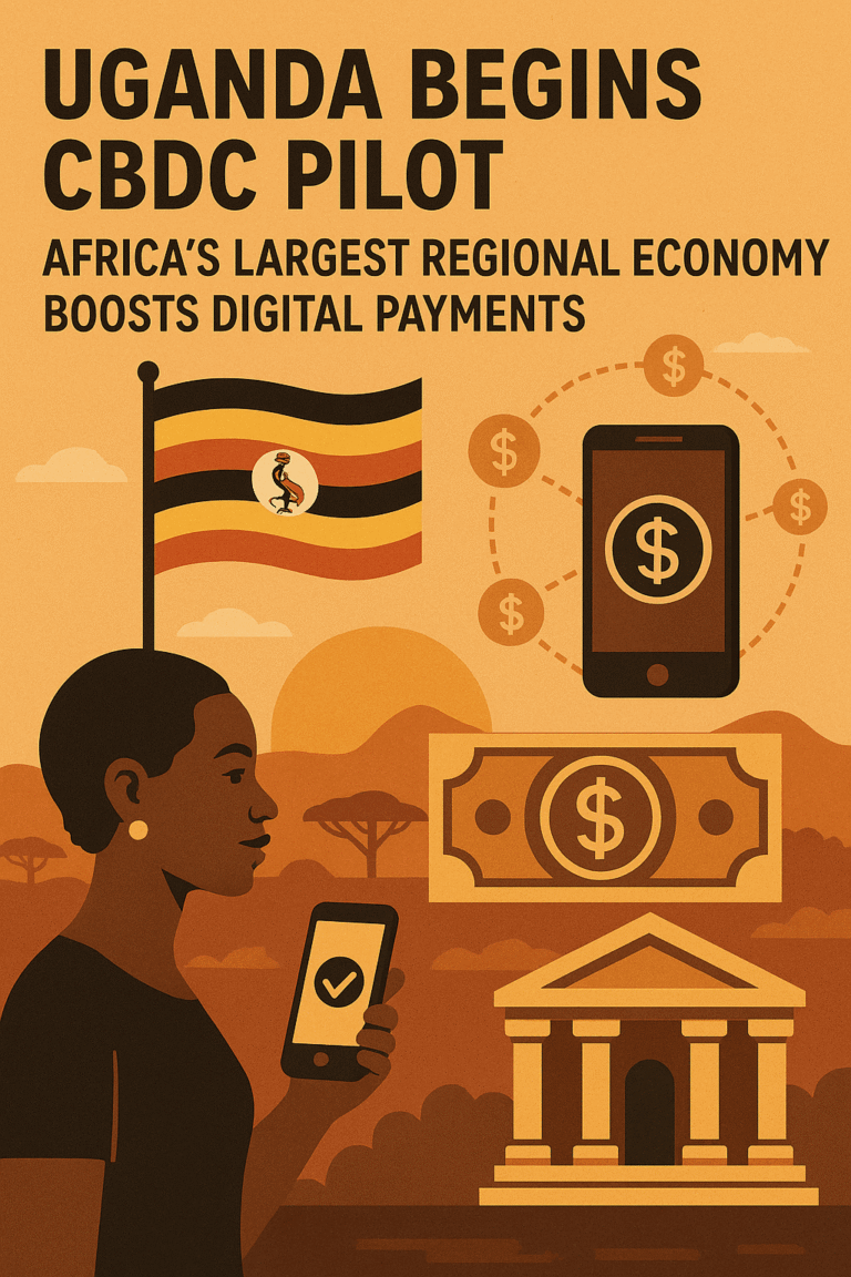 ウガンダ、CBDC実証開始──アフリカ最大の地域経済圏がデジタル決済を強化