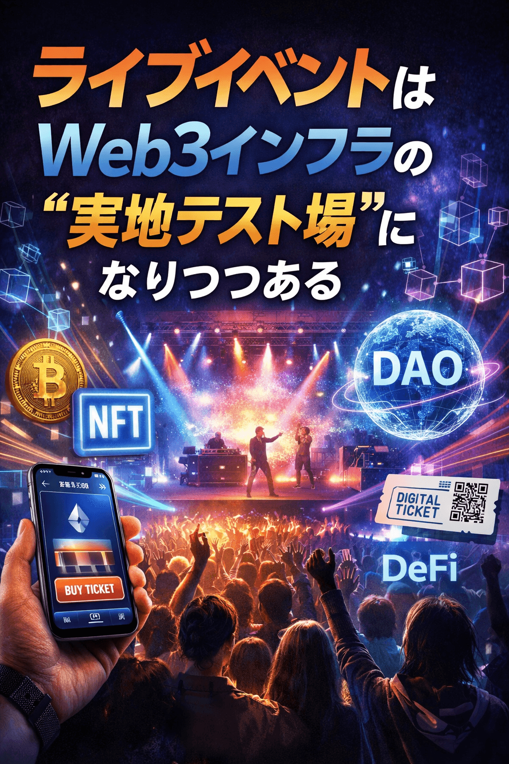 ライブイベントはWeb3インフラの“実地テスト場”になりつつある